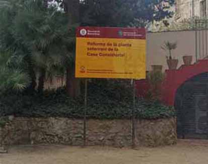 Cartells oficials obres pbliques cartell diputacio